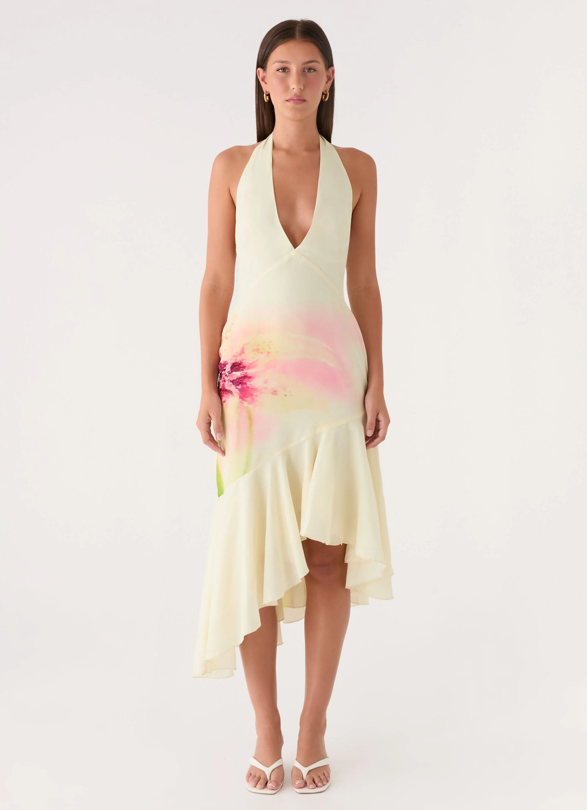 Darline Midi Dress - Soft Lily