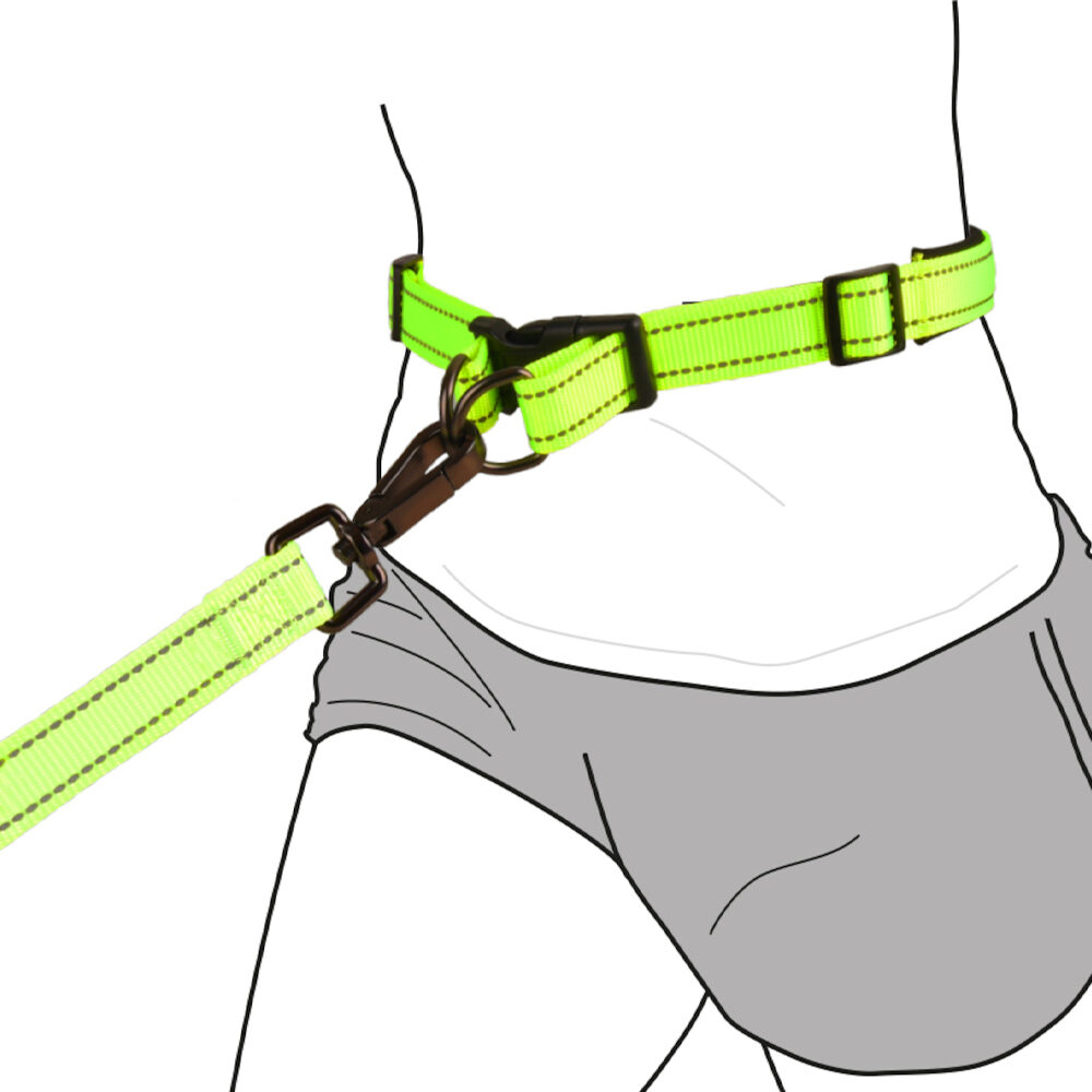 Flamingo Waist Strap with Jogging Line - S