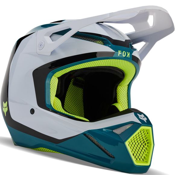 Casque cross Fox V1 - NITRO 2024 - BleuRef : FX4083-C119