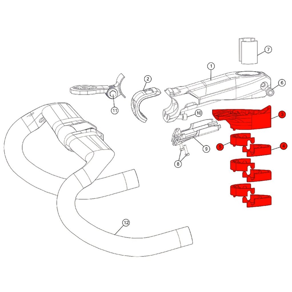 BMC PA Spacer Kit for ICS01 Stem - 301281