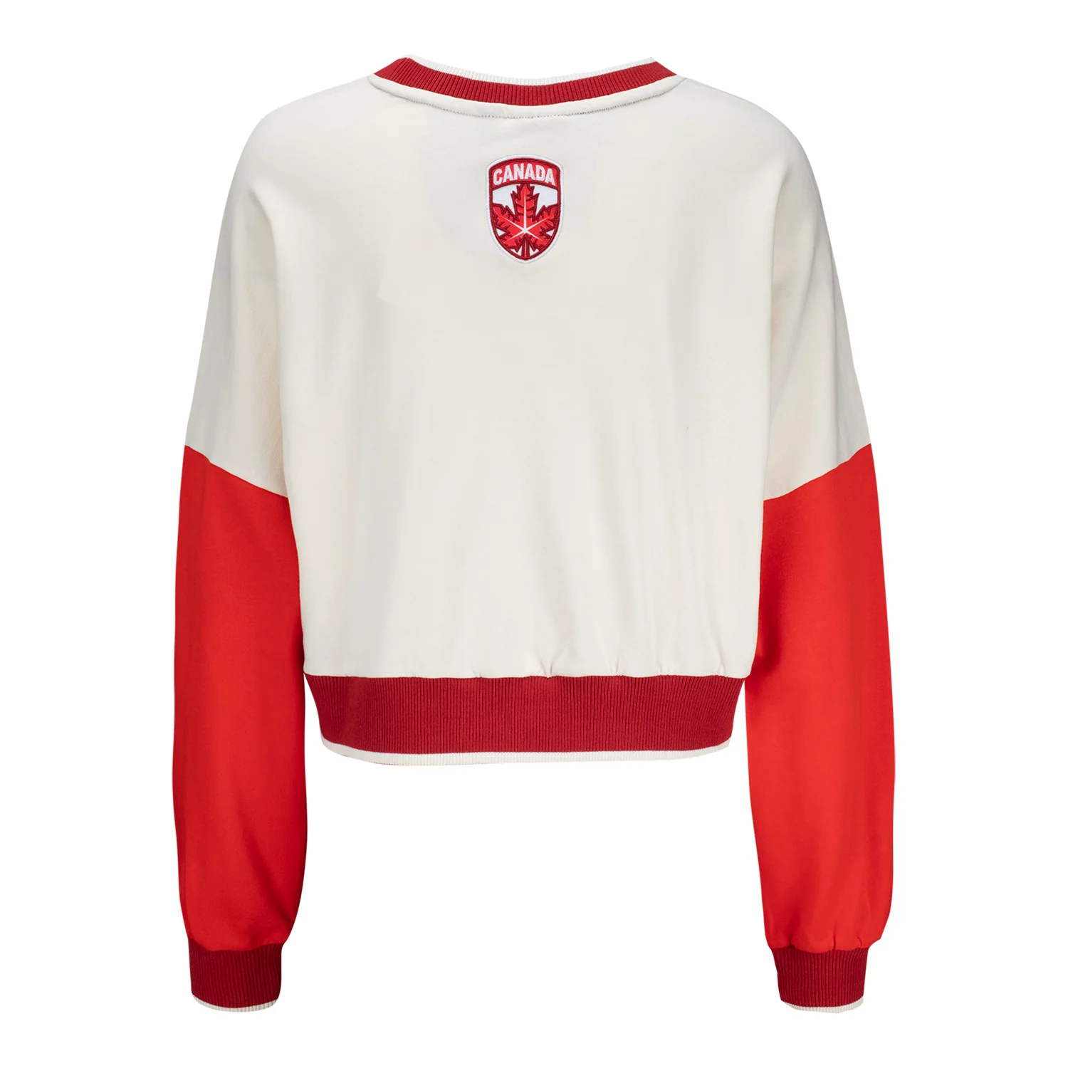 2026 Soccer Fan Collection Canada Crop Sweatshirt - Women's