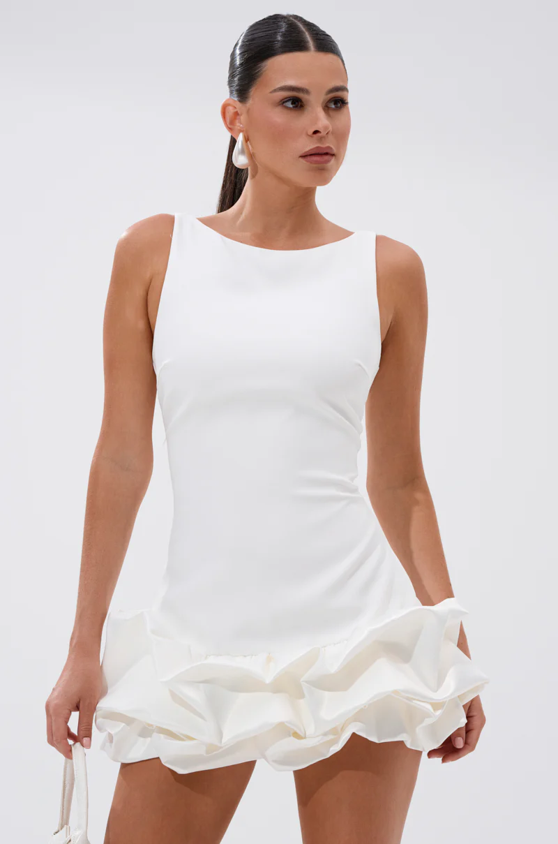 Ruffle City Mini Dress