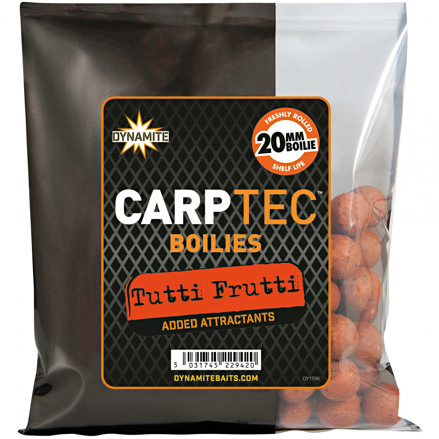 Dynamite Carptec Boilies (Tutti-Frutti\/red)