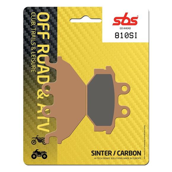 SBS 810SI Sinter Sintered Metal rear brake padsRef: 810SI / 810030