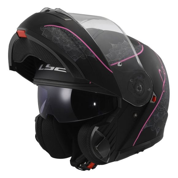 Modular headphones LS2 FF908 Strobe II - Lux - Black / RoseRef: LS0859