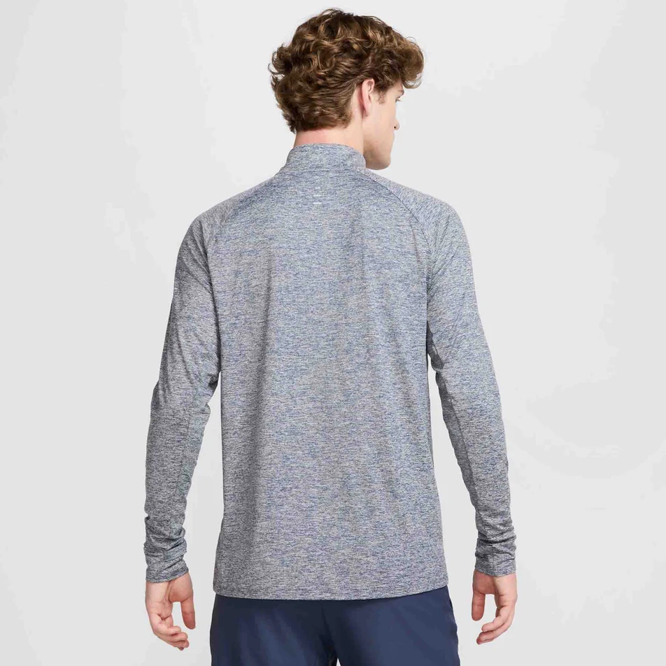 Nike Dri-FIT Stride 1/2-Zip Midlayer Men - thunder blue/heather/reflective silver HV2180-437