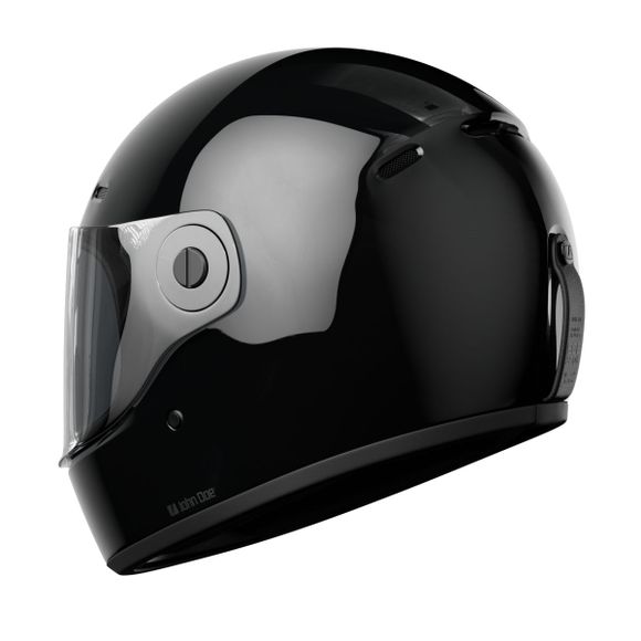 John Doe JD/ONE FROZEN GLOSSY Full-Face Helmet - BlackRef: JDE0203