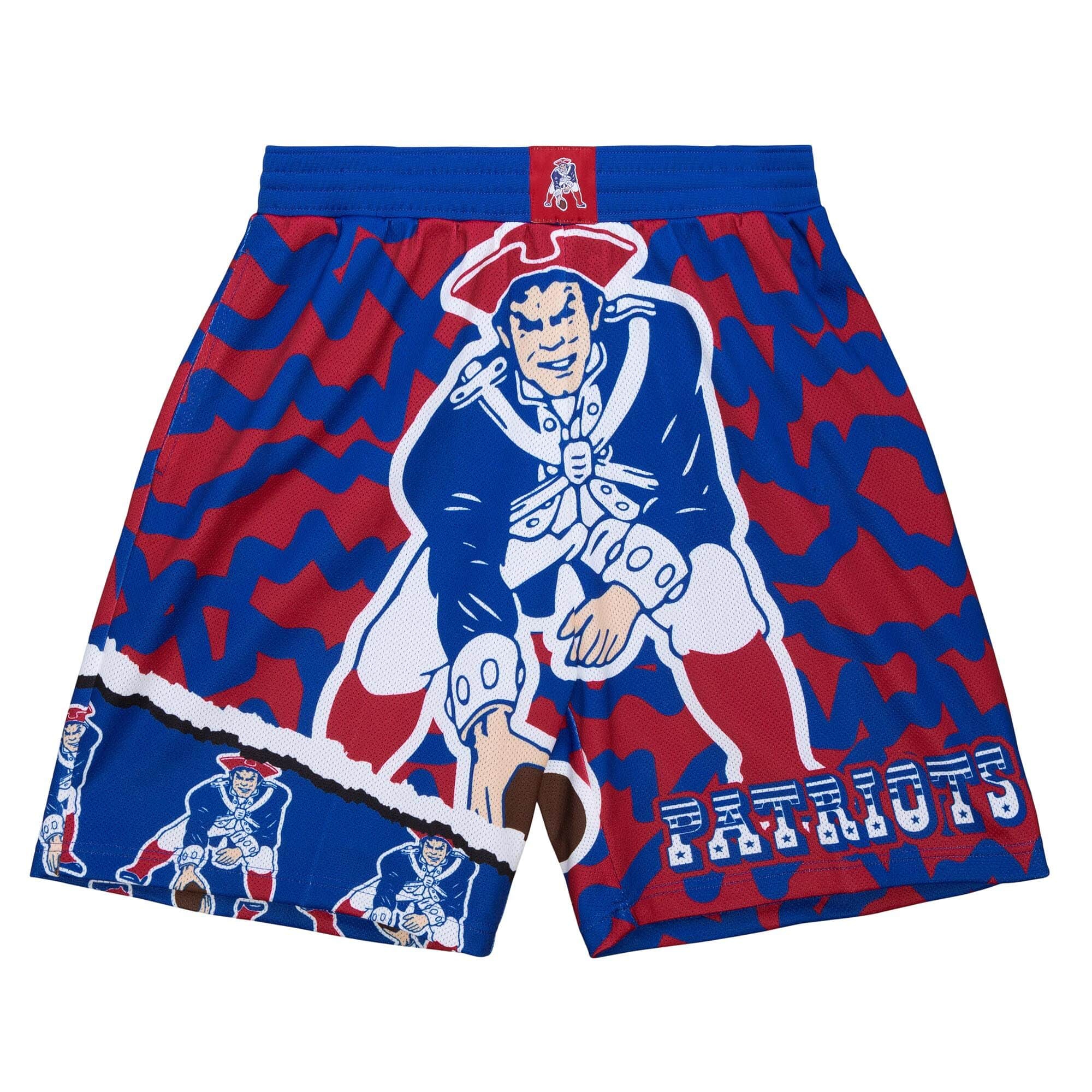 New England Patriots Mitchell & Ness Jumbotron 2.0 NFL Shorts