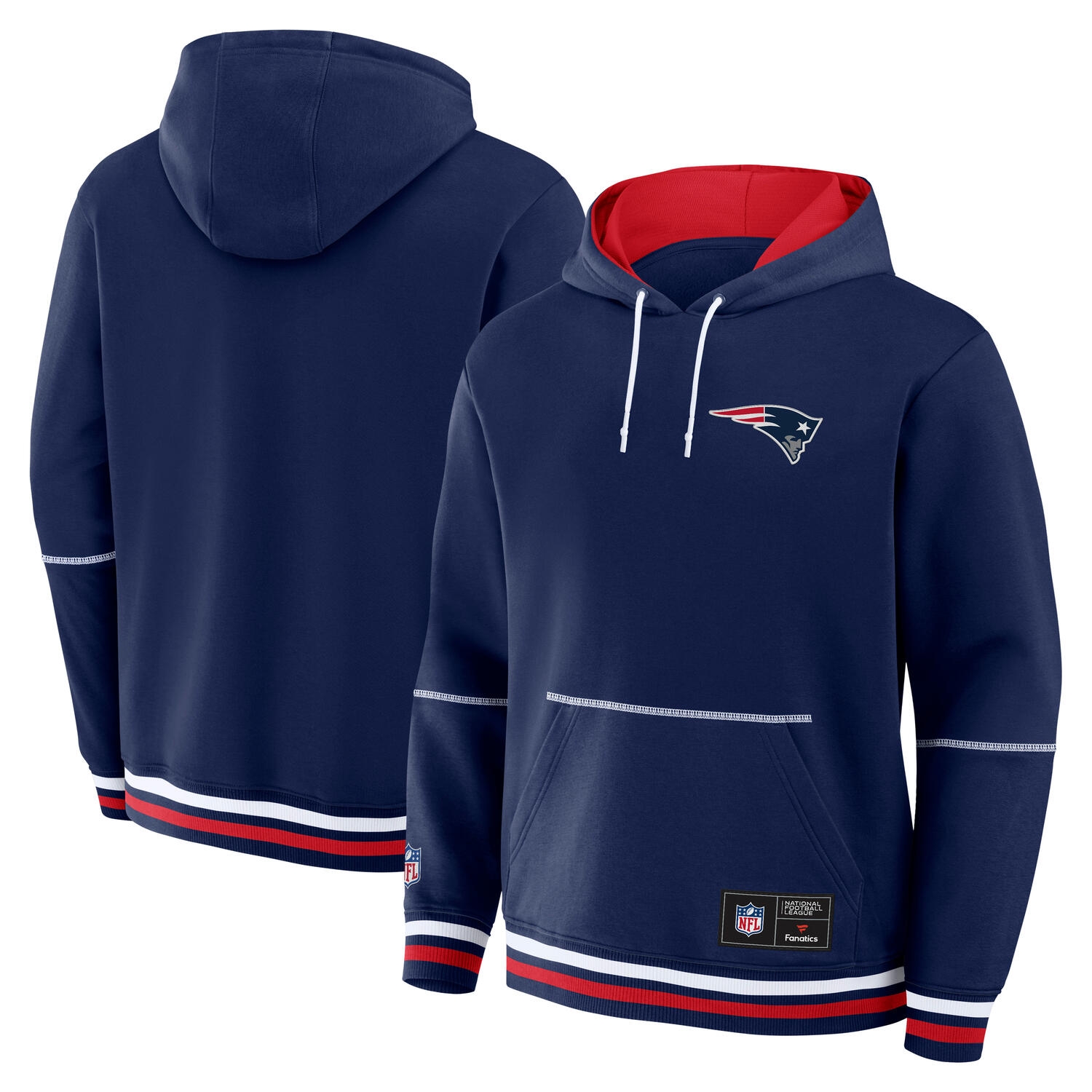 New England Patriots Foundation NFL Hoodie Navy
