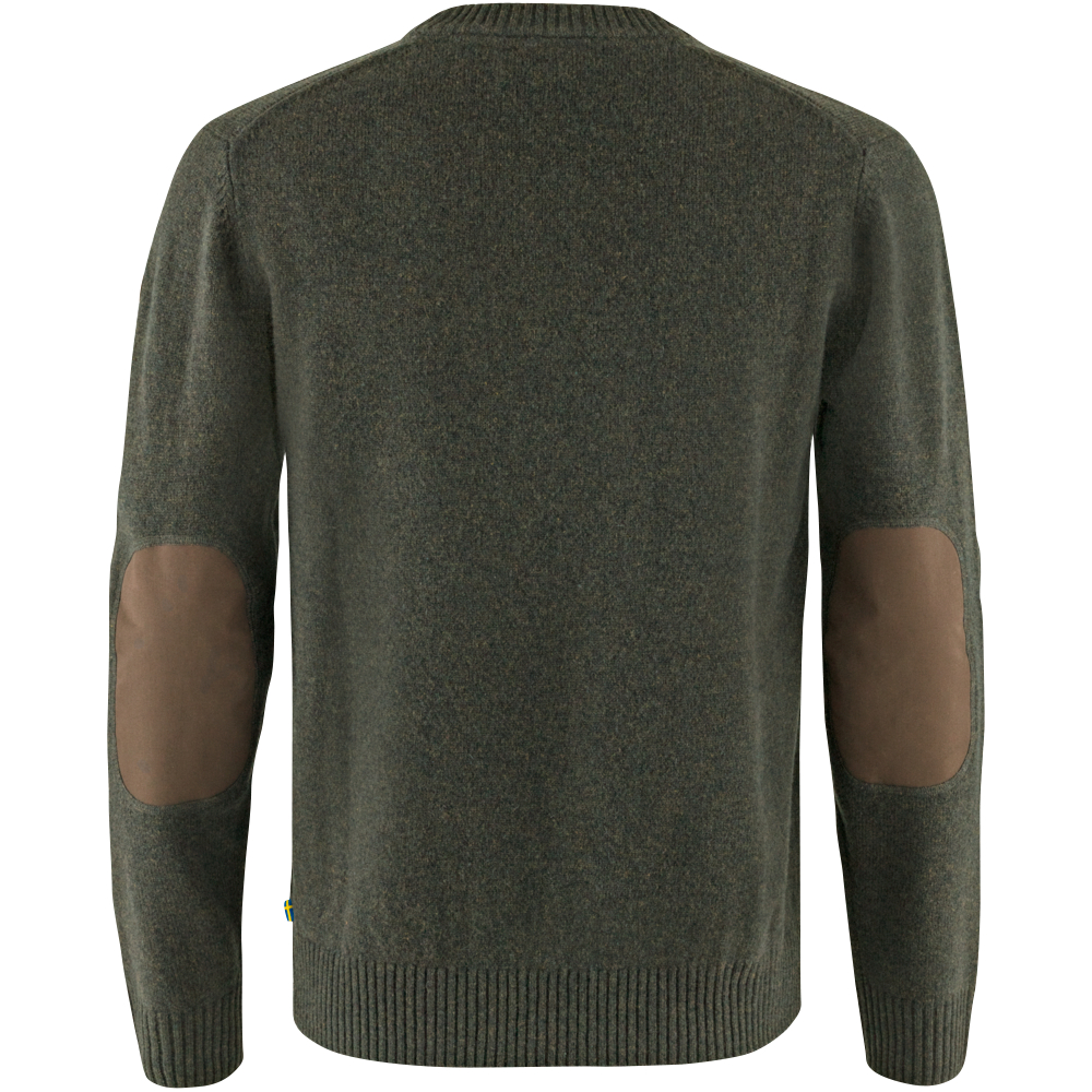 Fjällräven Övik Round-Neck Sweater M Men (Dark Olive)