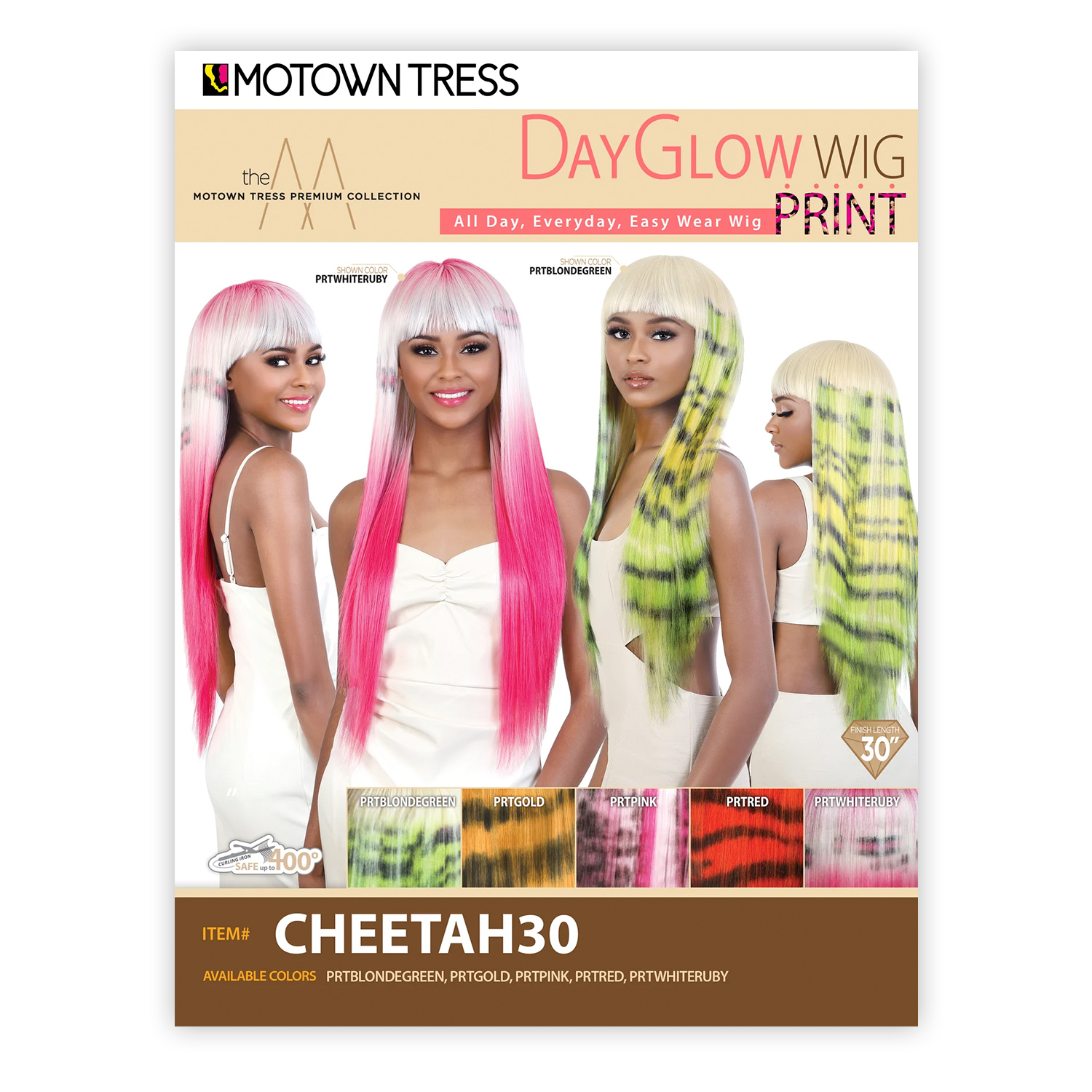 Motown Tress Wig Cheetah 30