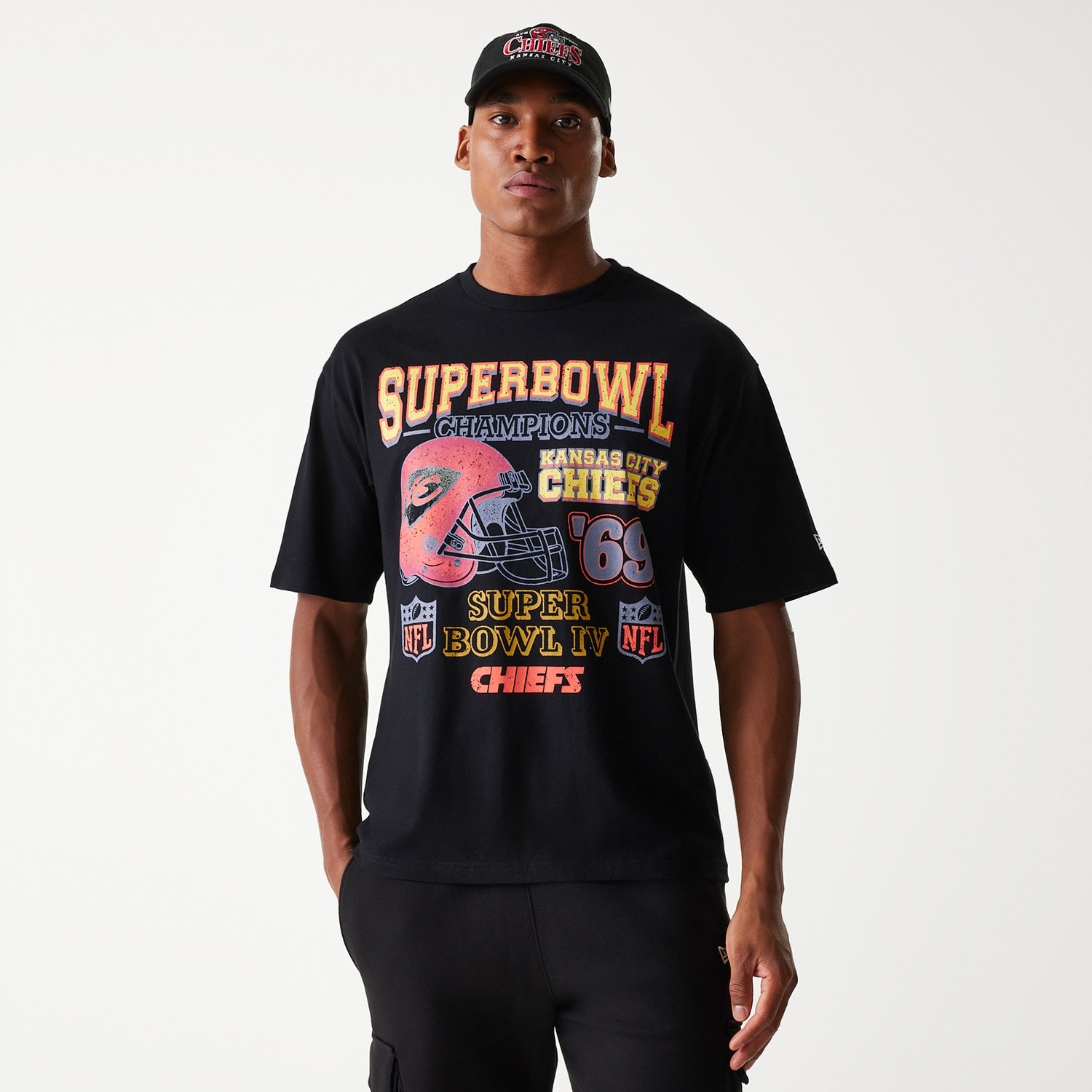 Kansas City Chiefs 1969 Super Bowl Champs Oversized NFL T-Shirt W