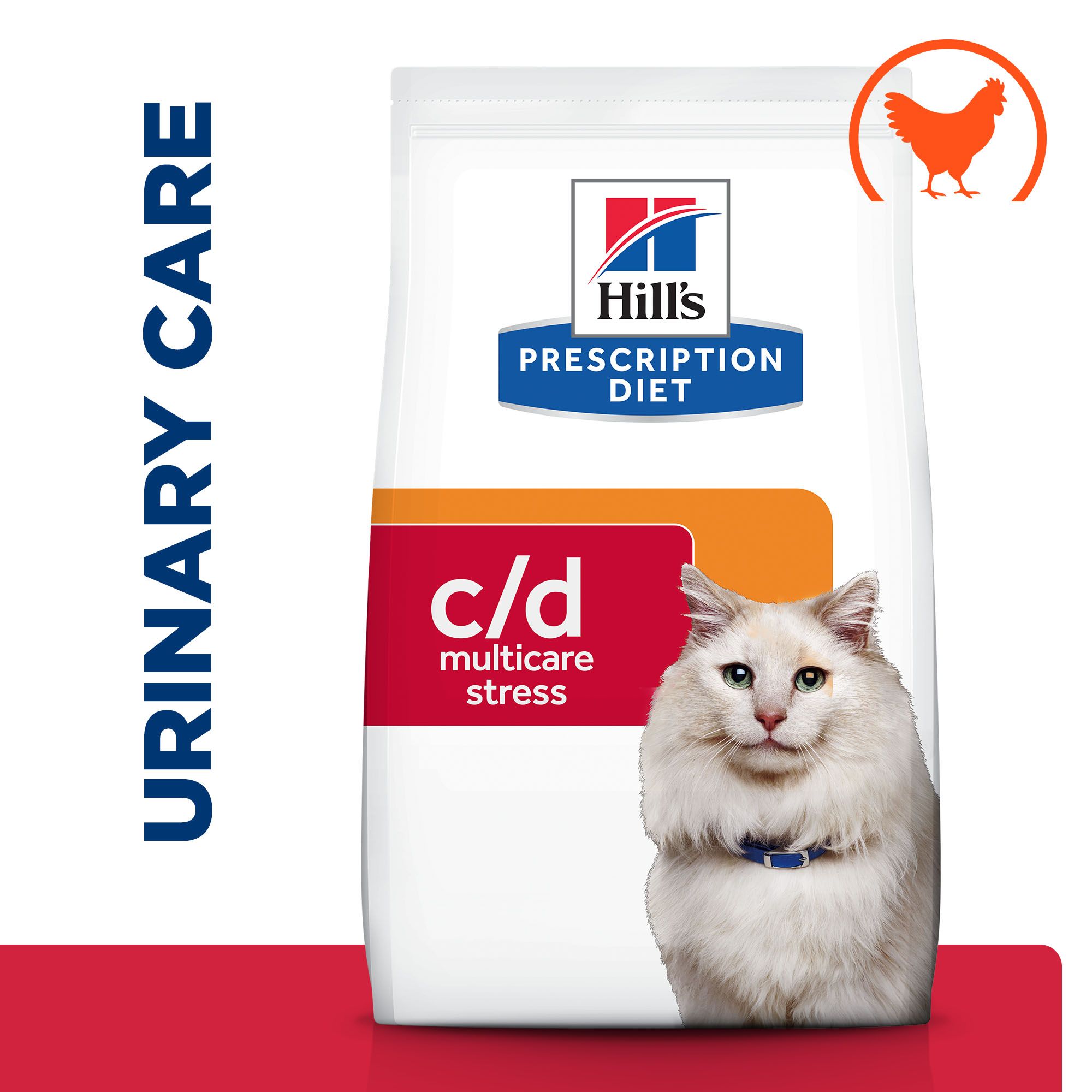 Hill's c/d - Urinary Care - Urinary Stress - Feline - Chicken 1.5 kg