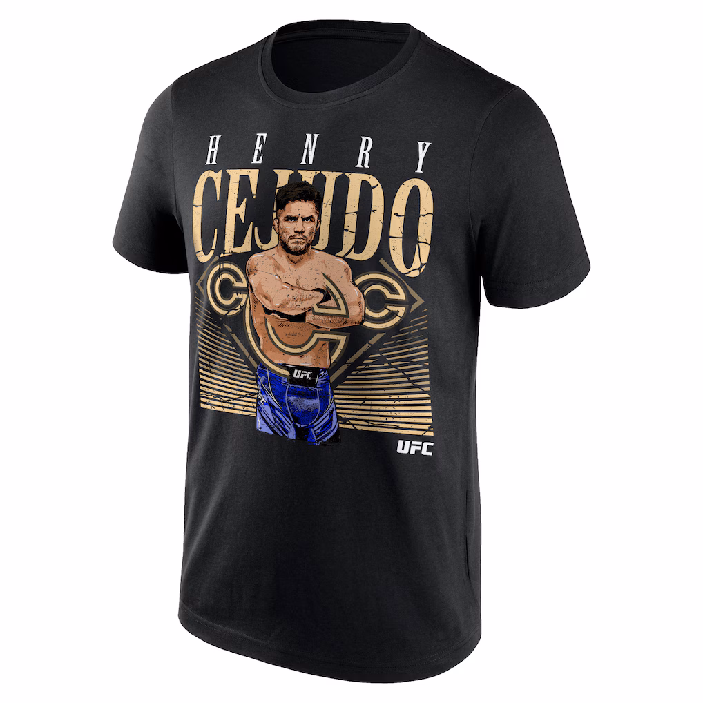 UFC Henry Cejudo Pose T-Shirt - Black - Mens