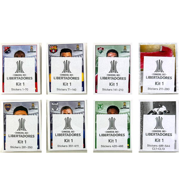 Panini Conmebol Libertadores 2023 Sticker - Mega-Set (Brazil Version)