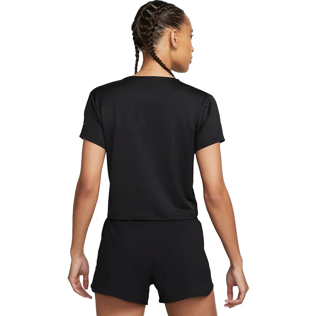 Nike Dri-FIT Short Sleeve Top Women - black/reflective silver DX0314-010
