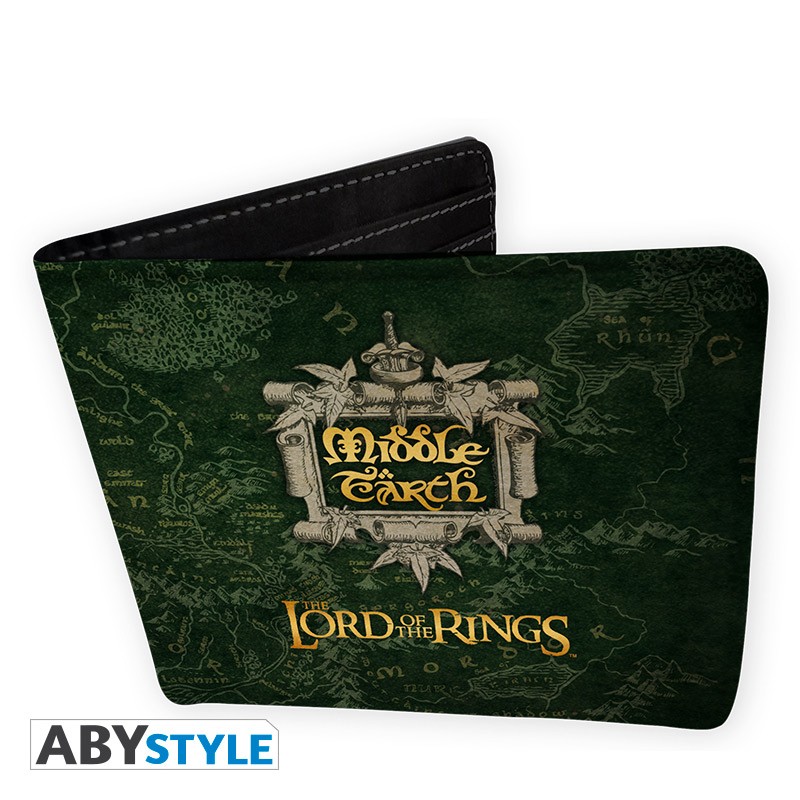 THE LORD OF THE RINGS Wallet Middle Earth Vinyl