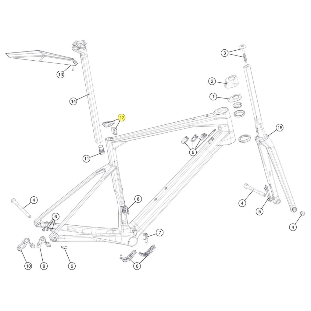 BMC Seatpost Clamp #24 for Roadmachine 01/02 MY20 - 302091