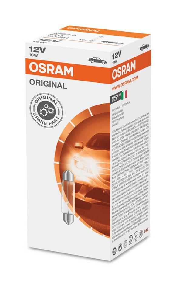 Osram Original Line 12V 10W bulb - x10 UniversalRef: Osrm00073A / 3062600