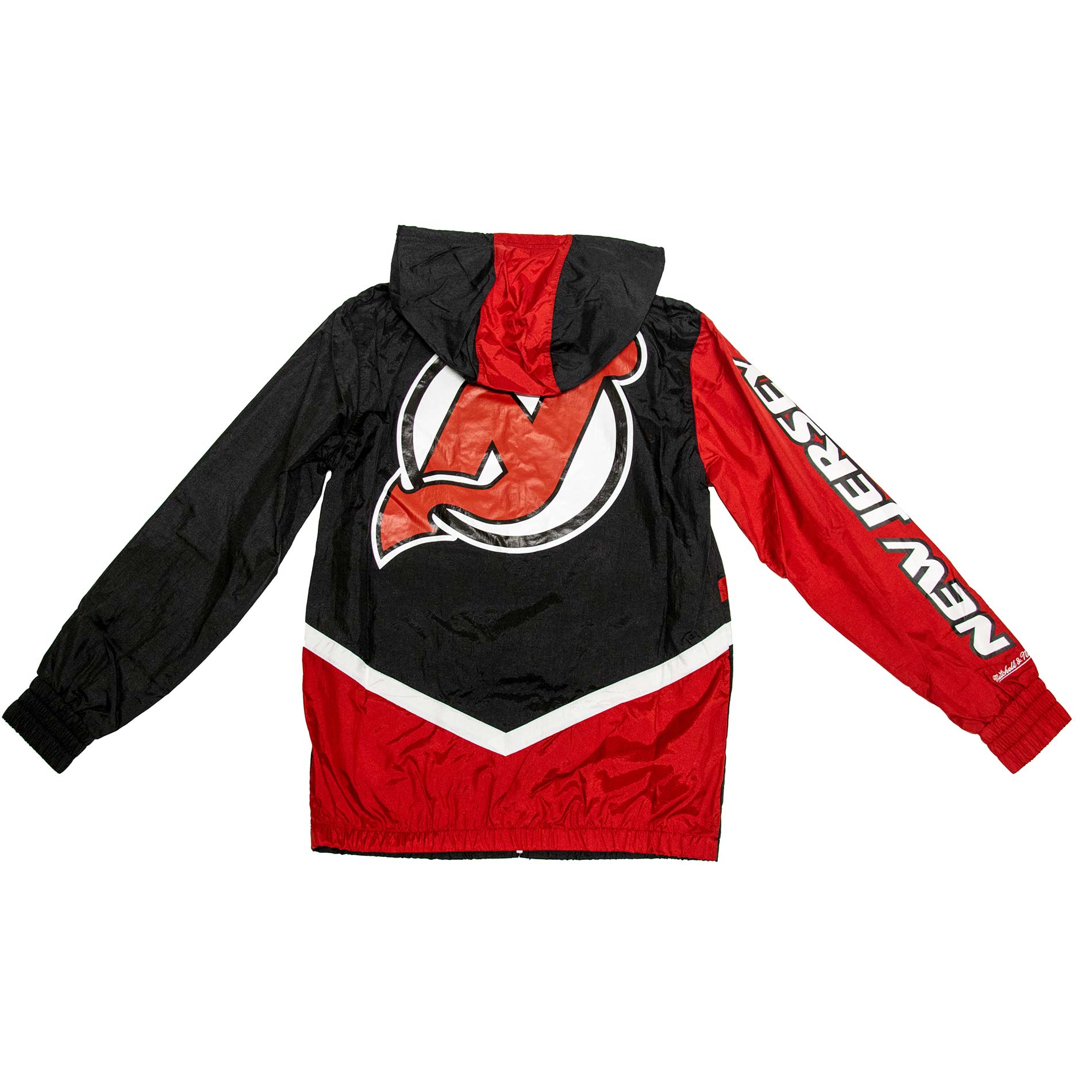 New Jersey Devils Undeniable Mitchell & Ness NHL Windbreaker Jacket