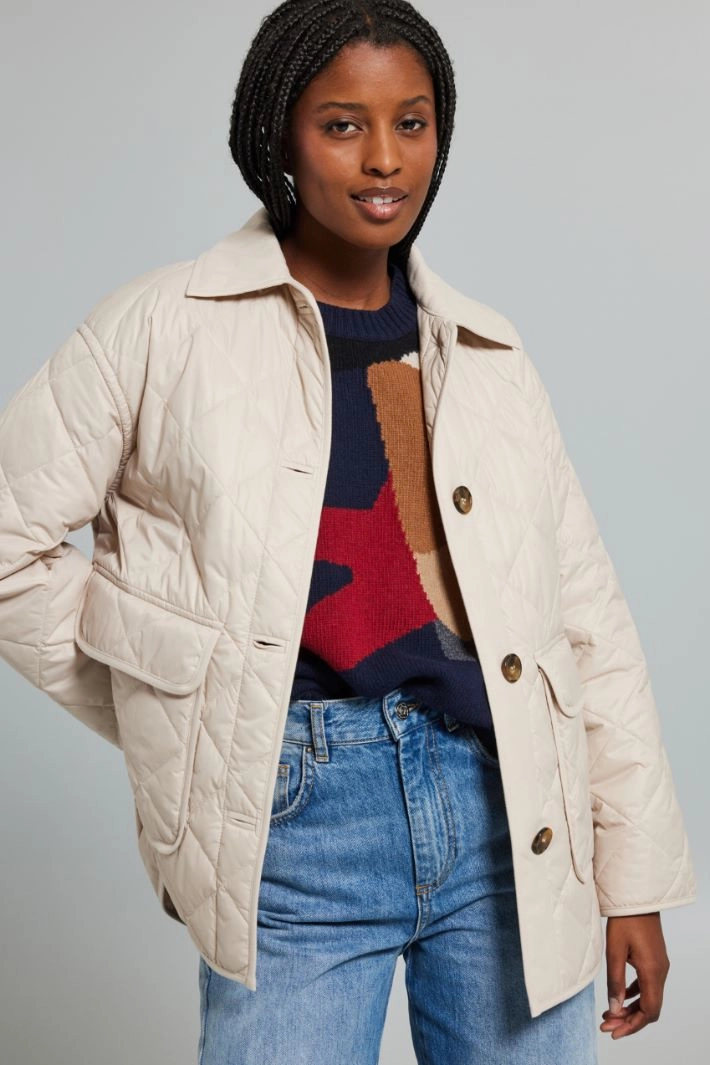 Shirt-style jacket - IVORY