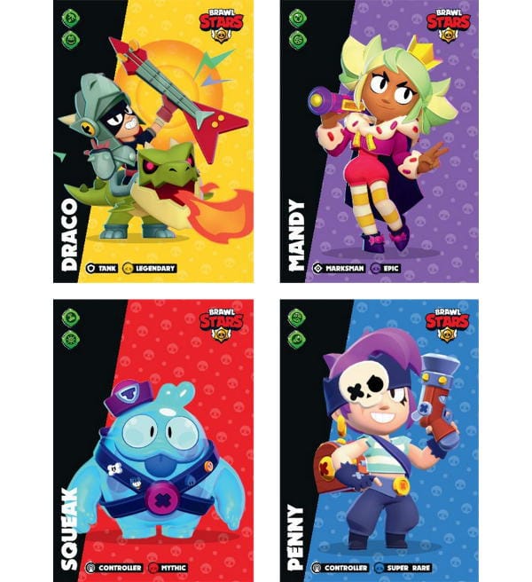 Panini Brawl Stars Trading Cards - Box With 24 Boosters
