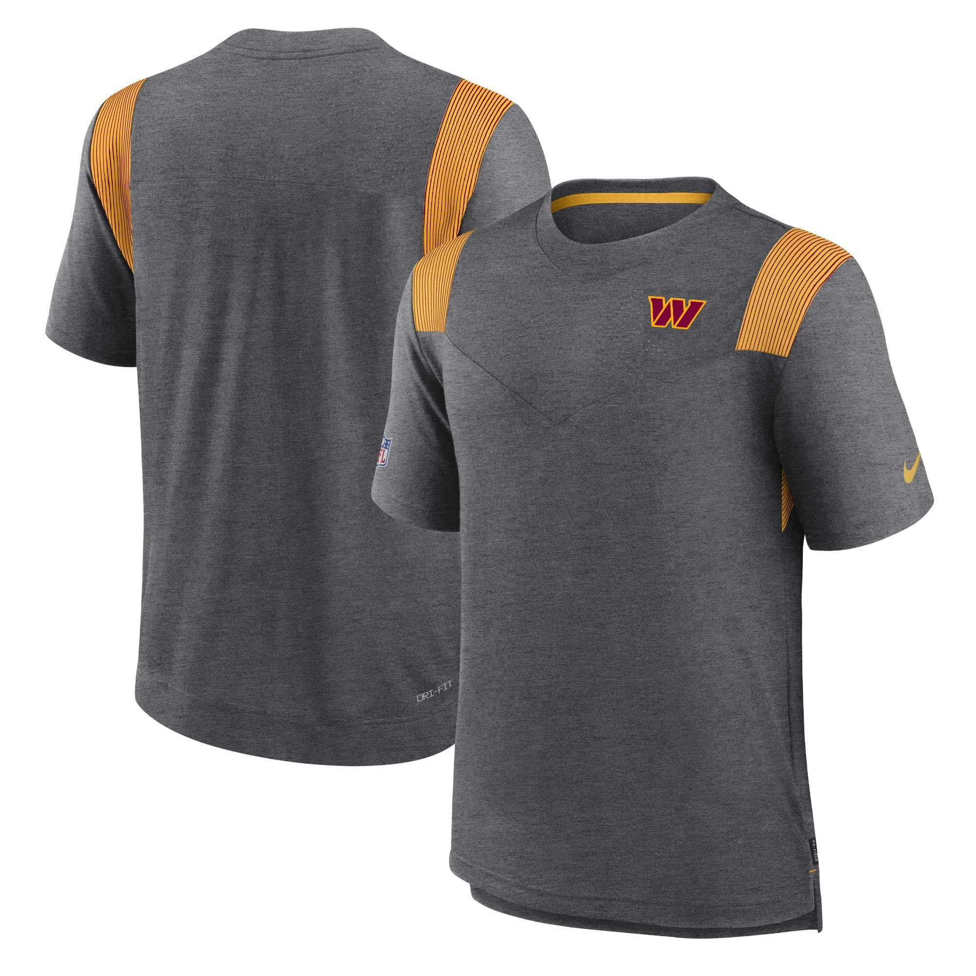 Washington Commanders 2022 NFL Sideline Nike Performance Player Top Gray