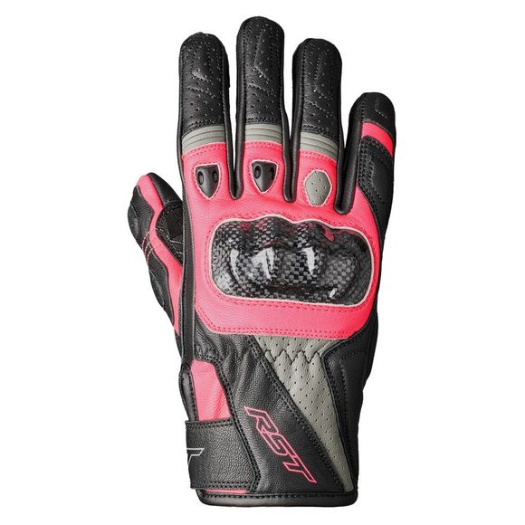 Gants RST STUNT 3 LADIES - Noir / RoseRef : RST0059