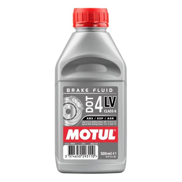Liquide de frein Motul DOT 4 LV 500ML UniverselRef : MOT0194 / 109434