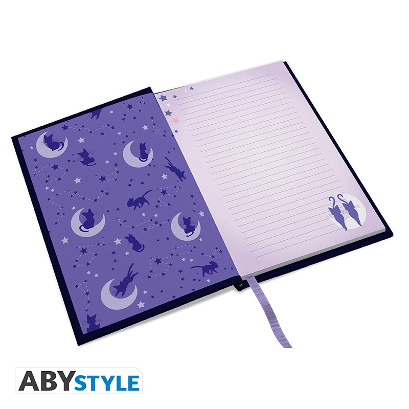 SAILOR MOON Premium A5 Notebook Luna & Artemis