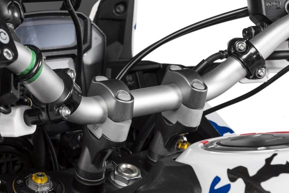 Touratech 20mm Handlebar Riser - SilverRef: Trt01062A / 01-402-5255-0