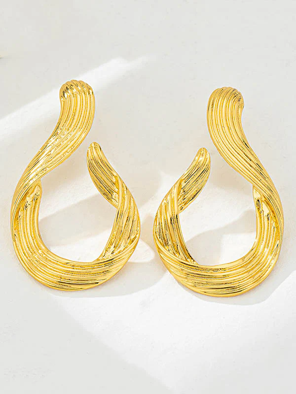 Geometric Drop Earrings