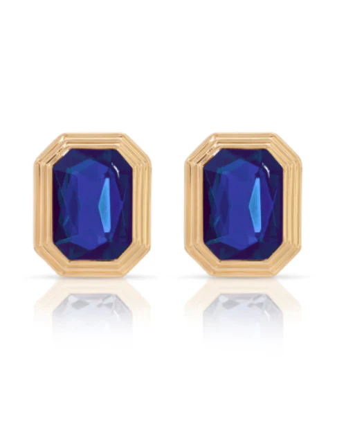 Emerald Deco Earrings