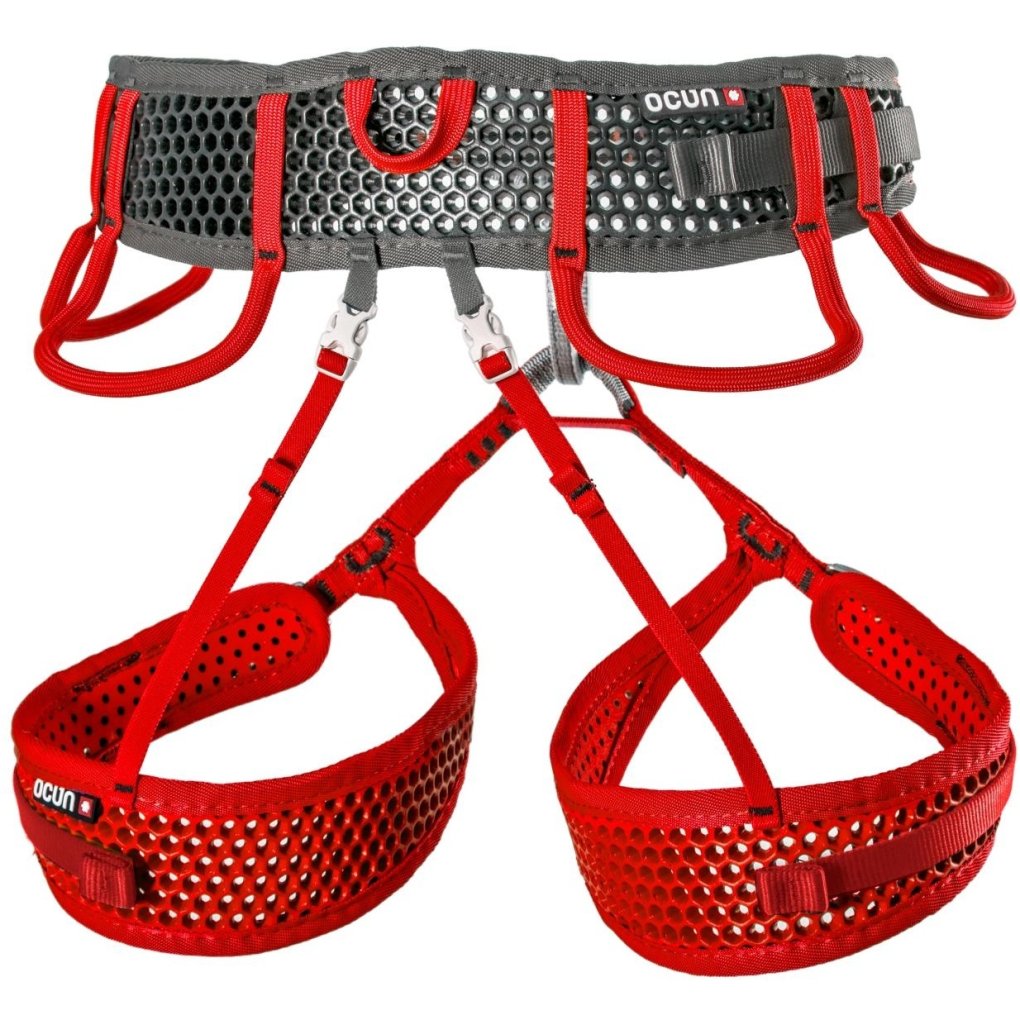 Ocún WeBee Lady Climbing Harness - black/red