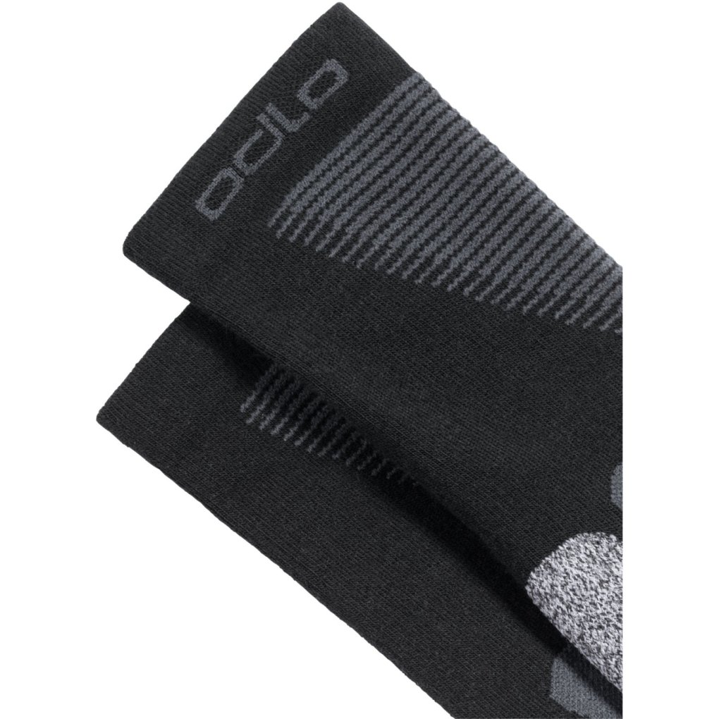 Odlo Active Warm Cross-Country Crew Socks - black - odlo graphite grey