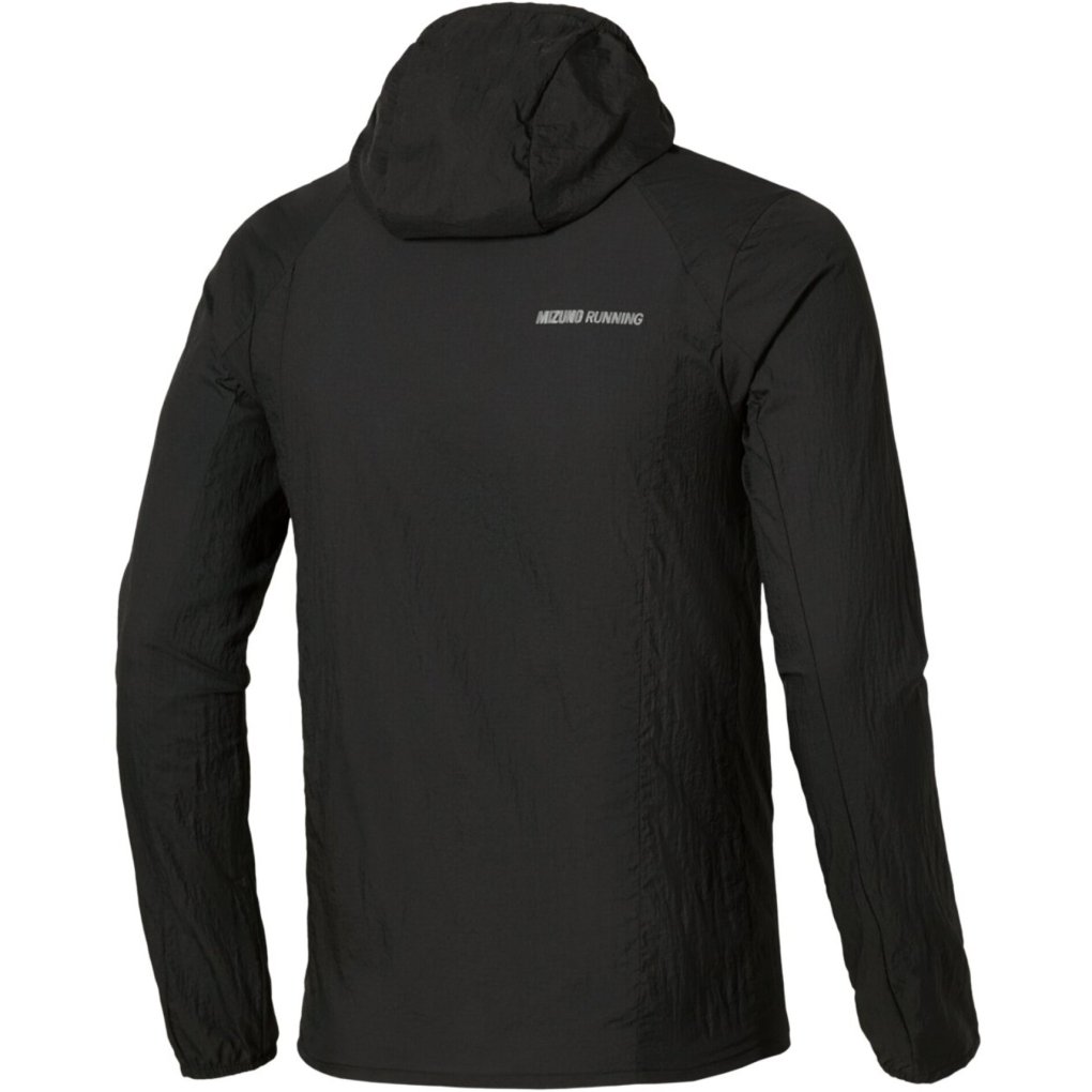 Mizuno Tech Light Hooded Running Jacket Men - Black
