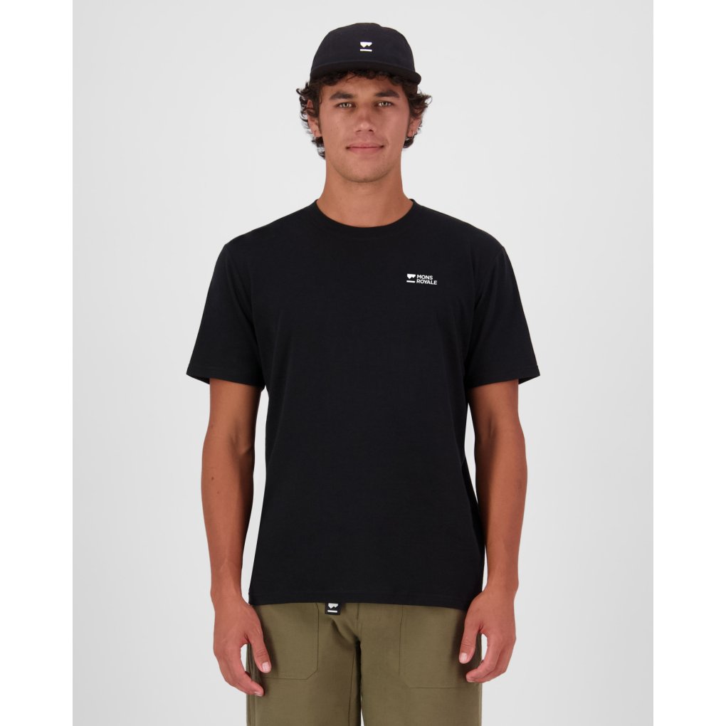 Mons Royale Icon Merino T-Shirt Men - black 1171