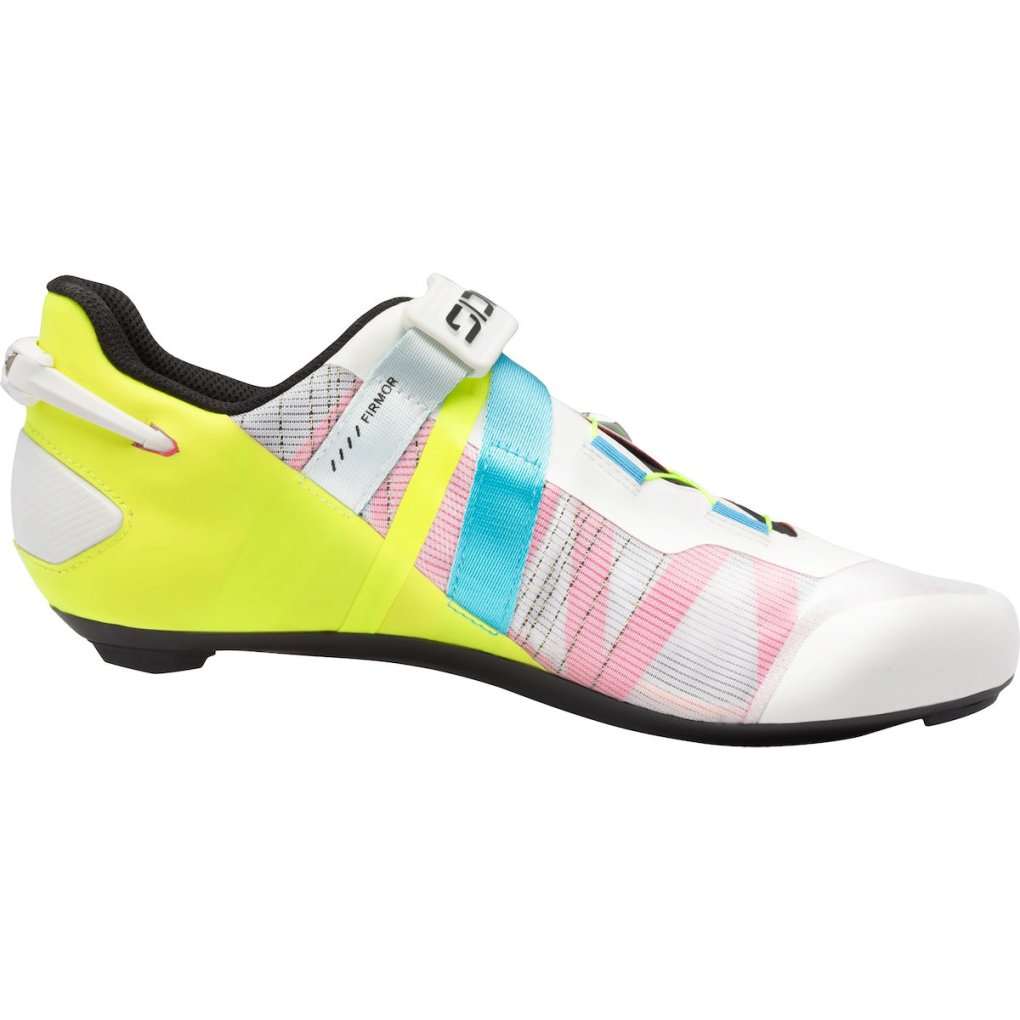 Sidi Wire 3 Road Cycling Shoes - White Yellow Fluo