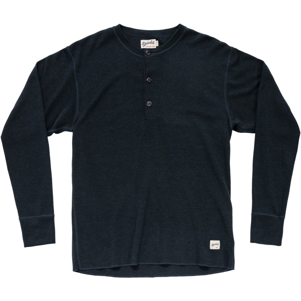 Devold Archive Henley Longsleeve Shirt Unisex - 284A Ink