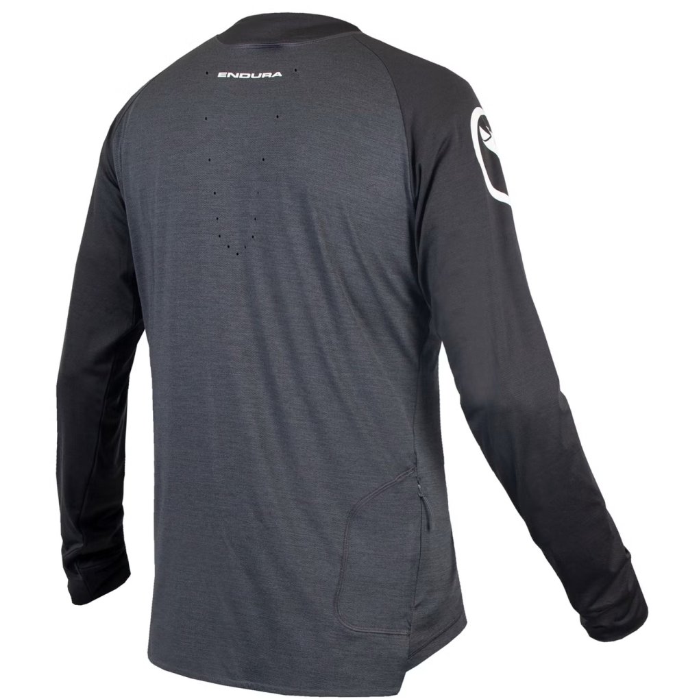 Endura SingleTrack Long Sleeve Jersey Men - pewter grey