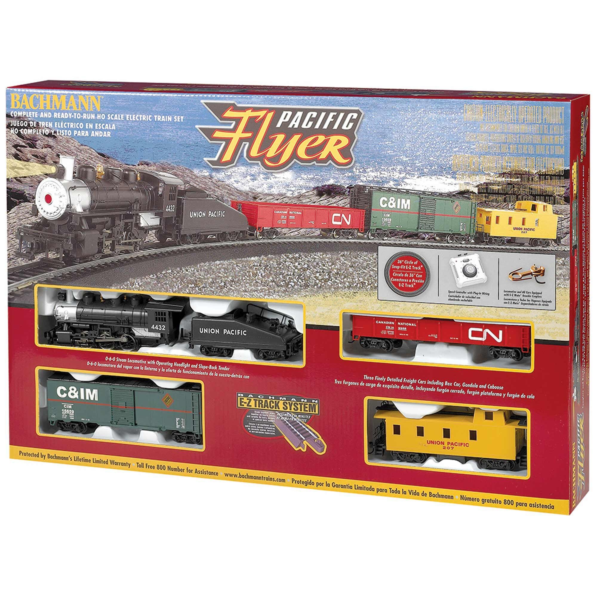 HO Pacific Flyer Train Set Bachmann #00692