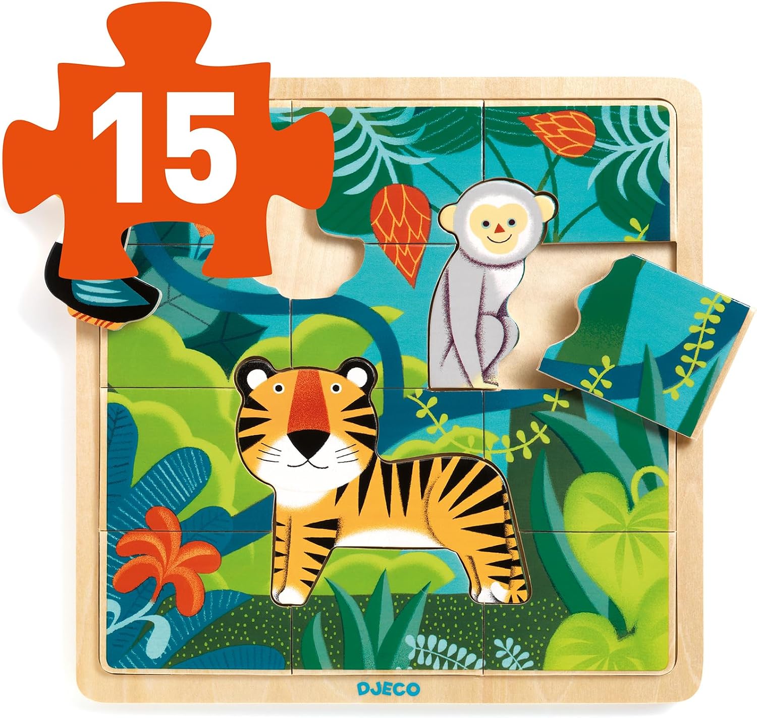Puzzlo Jungle Br Wooden Puzzle