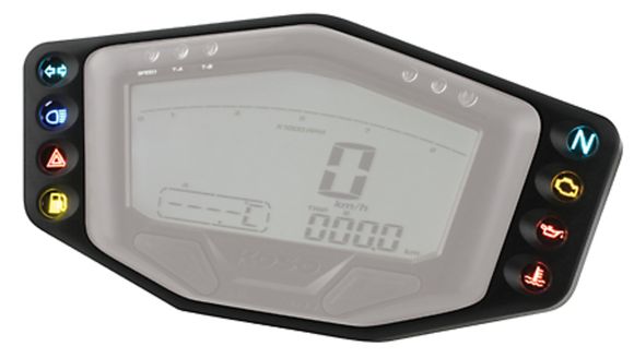 Compteur Koso Kit cadre + voyants de DB02 / DB02R UniverselRef : KOS00075A / 1056086