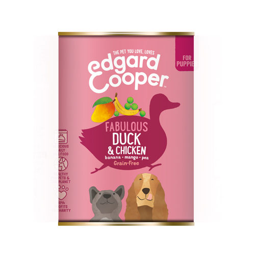 Edgard & Cooper Puppy - Duck & Chicken - 6 x 400g