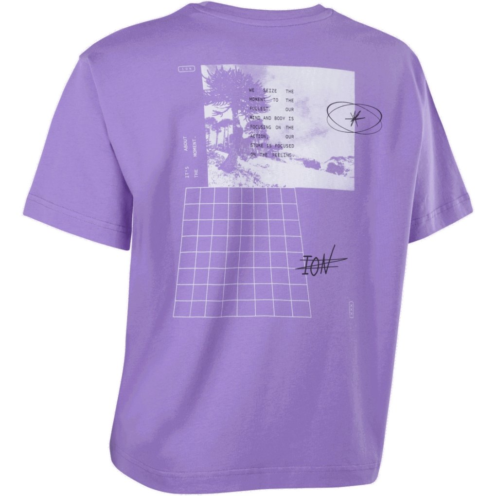 ION Vibes Short Sleeve Tee Women - Lilac Petals