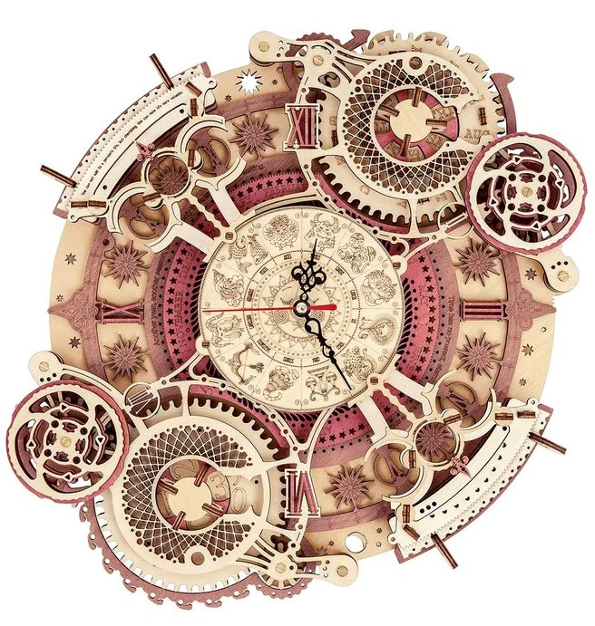 Time Art; Zodiac Wall Clock Robotime LC601