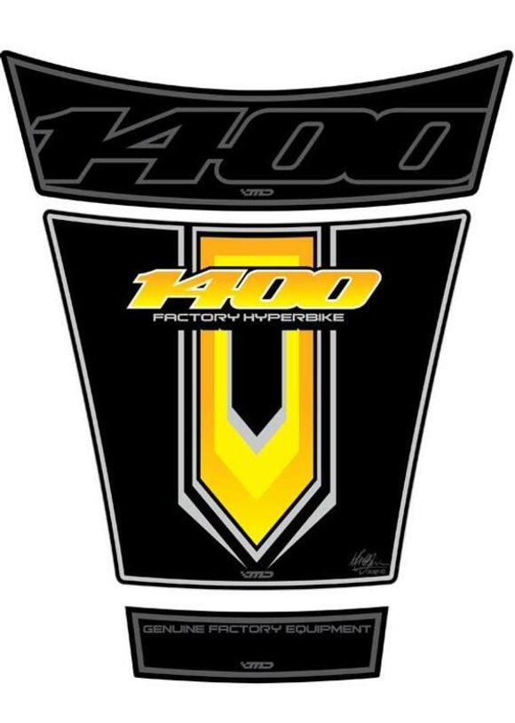 Motografix 3pcs tank protector black/universal yellowRef: MOGF00019A / 1065301