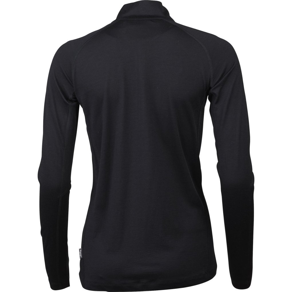 Lundhags Gimmer Merino Light 1/2 Zip Shirt Women - Black 900
