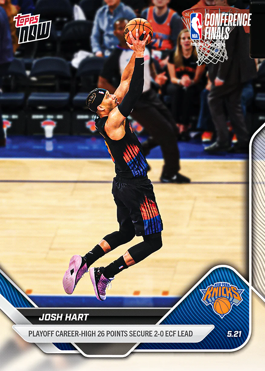 Josh Hart - 2025-26 NBA Topps NOW® - Card 317 - PR: 1125