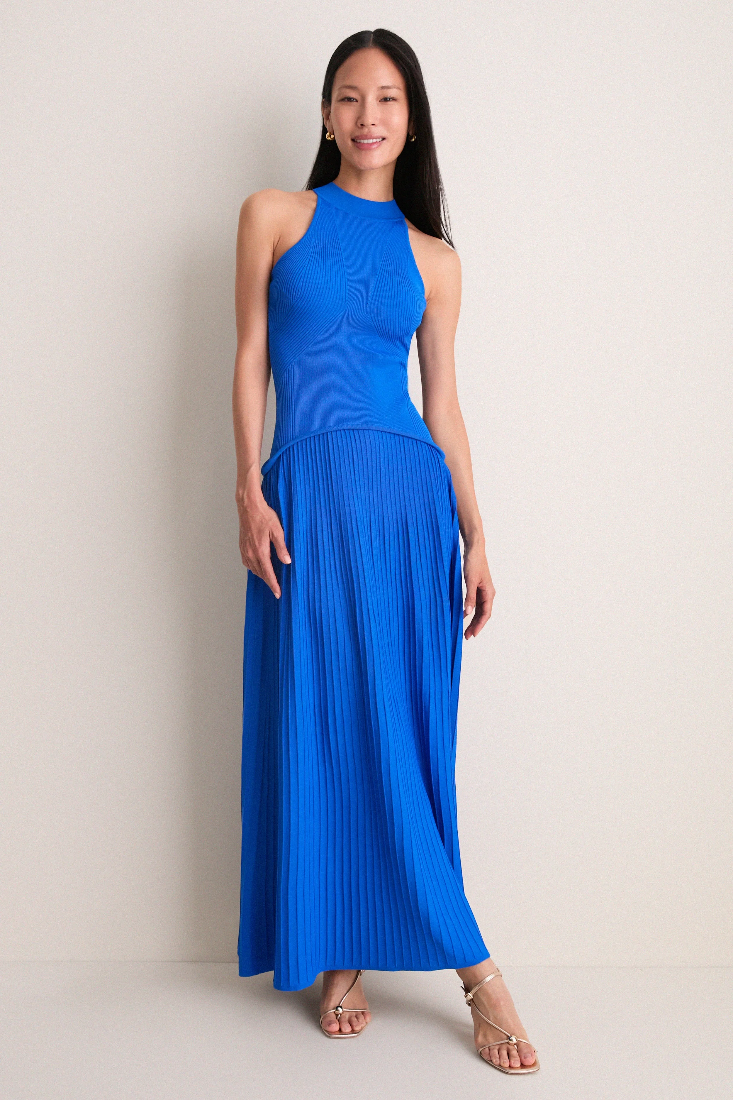 Olympian Blue Isola Maxi Dress